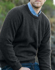 Noble Wilde Mens Cambridge Merino Possum Crew