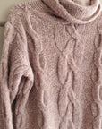 Lorena Laing Chunky Alpaca Cable Turtle Neck