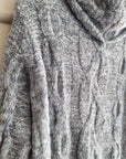 Lorena Laing Chunky Alpaca Cable Turtle Neck
