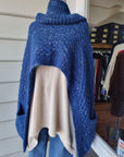 Baby Alpaca Poncho with Pockets.