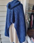 Baby Alpaca Poncho with Pockets.