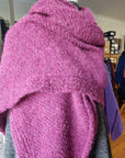 Baby Alpaca Triangular Shawl/Cape