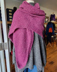 Baby Alpaca Triangular Shawl/Cape