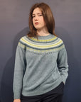 Harley Oribe Green Fair Isle Sweater