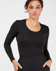 Tani Scoop Neck Long Sleeve