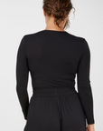 Tani Scoop Neck Long Sleeve
