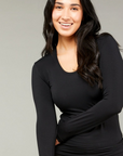 Tani Scoop Neck Long Sleeve
