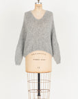 Lorena Laing Amano hand knit V sweater