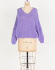Lorena Laing Amano hand knit V sweater