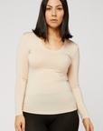 Tani Scoop Neck Long Sleeve