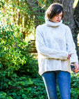 Lorena Laing Chunky Alpaca Cable Turtle Neck