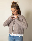 Luna Mohair Diamond Cropped Cardi
