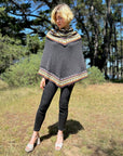 Little Alpaca Aztec Poncho