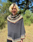 Little Alpaca Aztec Poncho