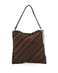 Caterina Lucchi Clara Stripes Leather Bag