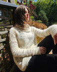 Lorena Laing Distressed Spider Lace Sweater