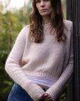 Luna Mohair Merino Waffle crop Jumper