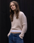 Luna Mohair Merino Waffle crop Jumper