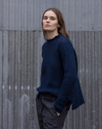 Luna Mohair and Merino Shadow Rib Jumper
