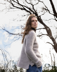 Luna Mohair and Merino Shadow Rib Jumper