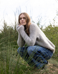Luna Mohair and Merino Shadow Rib Jumper