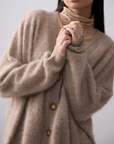 Mia Fratino Mae Brushed Cashmere Cardigan