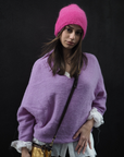 Lorena Laing Luxe Lightweight V-Neck Sweater