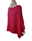 Little Alpaca Slouchy Crew Suri Alpaca Sweater