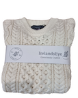 IrelandsEye Irish Aran Wool Sweater