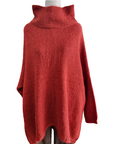 Little Alpaca Suri Oversized Mock Neck Sweater