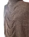 Little Alpaca Cable Poncho