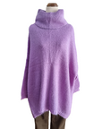 Little Alpaca Suri Oversized Mock Neck Sweater