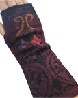 Little Alpaca Embroidered Mitts