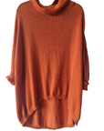 Little Alpaca O/S Alpaca Mock Neck Jumper