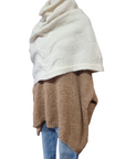 Little Alpaca Cable Poncho