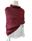 Little Alpaca Cable Poncho