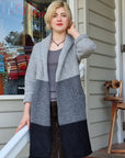 Alpaca Chunky Hooded Coat One-Size