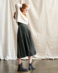 Luna Textured Knit Cropped Cotton Jumper