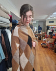 Lorena Laing 'Harlequin' Cascade Alpaca Cardi
