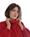 Little Alpaca Oversized Slouchy Nest Jumper