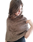 Little Alpaca Cable Poncho