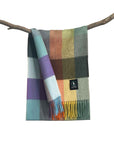 Dalcielo Striped/Check Alpaca Scarf