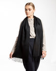 Dalcielo Plain Alpaca Scarf