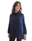 Little Alpaca Suri Oversized Mock Neck Sweater