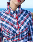 Brigid McLaughlin Twist Tie Shirtmaker Dress