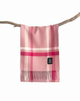 Dalcielo Striped/Check Alpaca Scarf