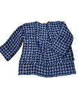 Lorena Laing Hand Woven Suri Sweater Blue/Navy