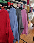 Little Alpaca Slouchy Crew Suri Alpaca Sweater