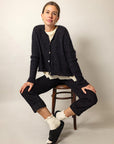Luna Mohair Diamond Cropped Cardi