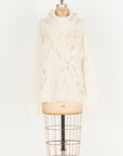 Lorena Laing Distressed Spider Lace Sweater